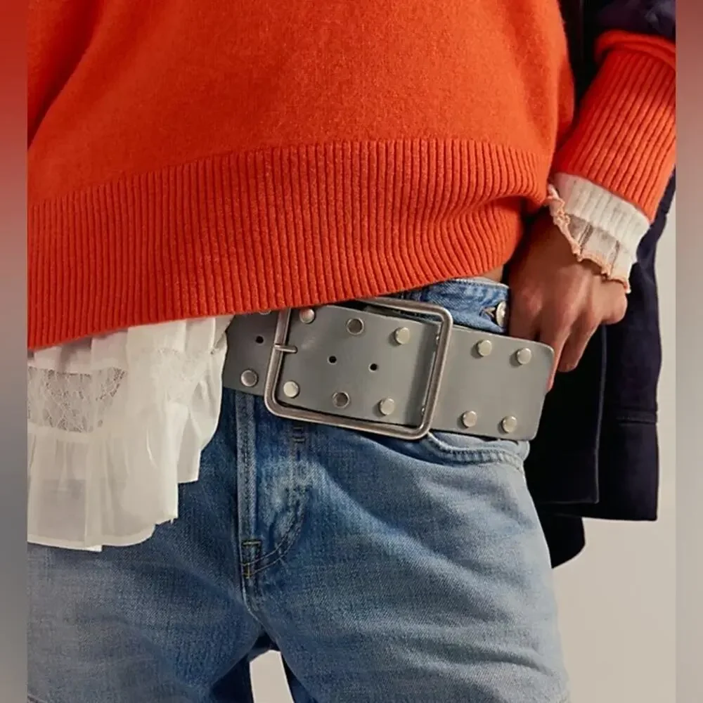 Free People Hex Hip Belt Grey